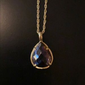 Kendra Scott pear shaped pendant necklace